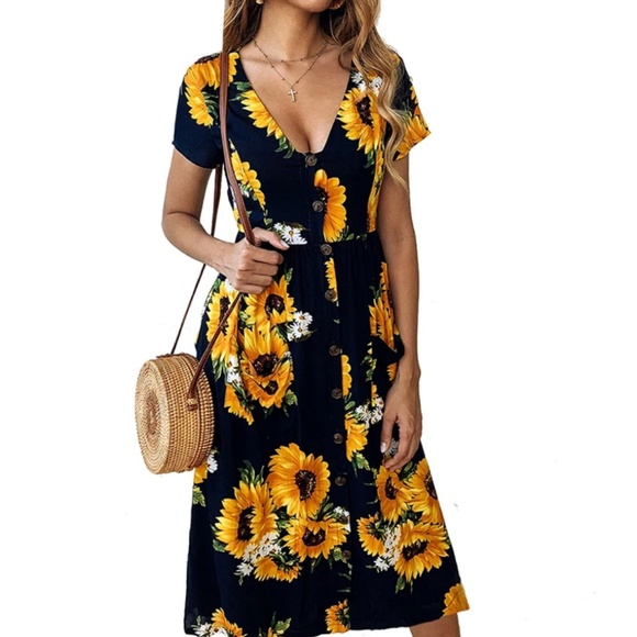 sunflower sun dress